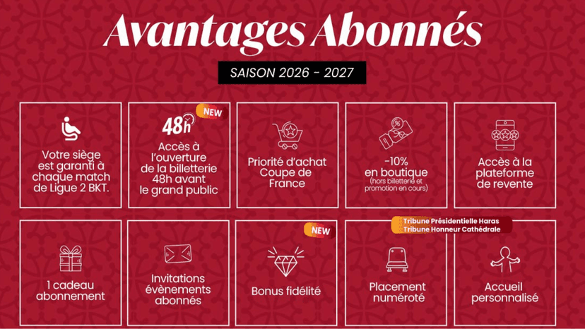 Avantages abonnés